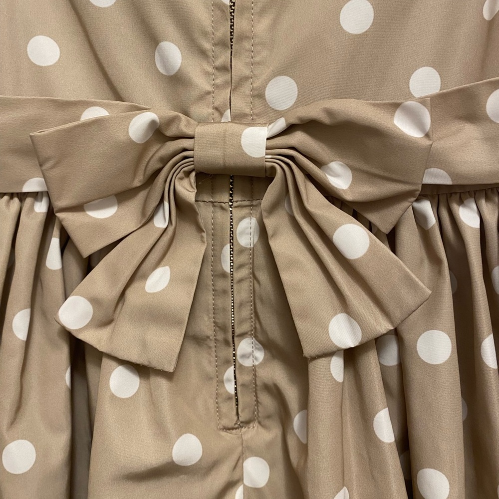 Jason Wu Beige Polka Dot Kids Dress - Picture 3 of 4